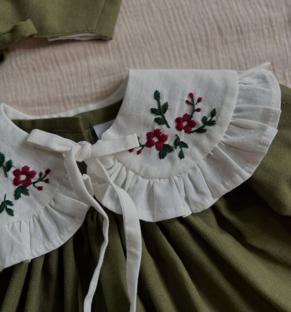 "Maroon Blossom & Olive Blossom" - Image 4