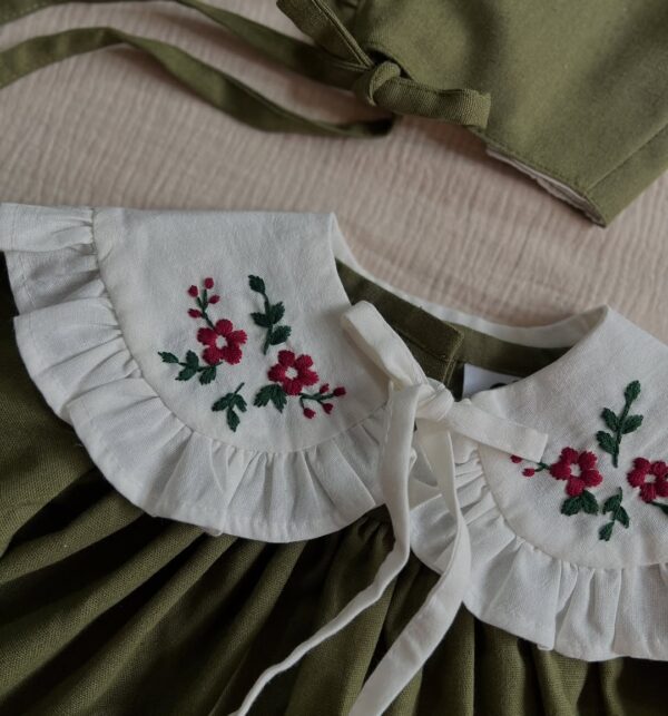 "Maroon Blossom & Olive Blossom" - Image 6