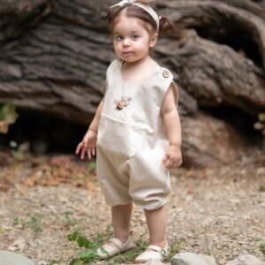 Woodland Nest Cotton Romper