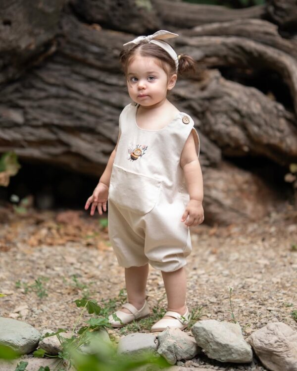 Woodland Nest Cotton Romper