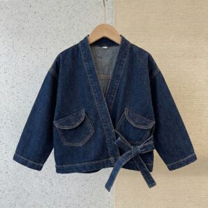 The Belted Denim Chore Kimono