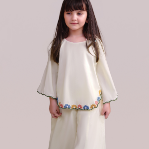 Pure Moonlit – Silk Two-Piece Set