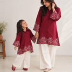 GulBahar Mom & Kids Combo - Red