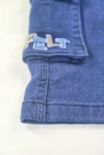 TOY STORY Navy Blue Knit Denim Shorts - Image 4