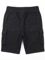 Coffee Lover Black Gabardine Shorts - Image 4